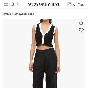 weworewhat sweater vest